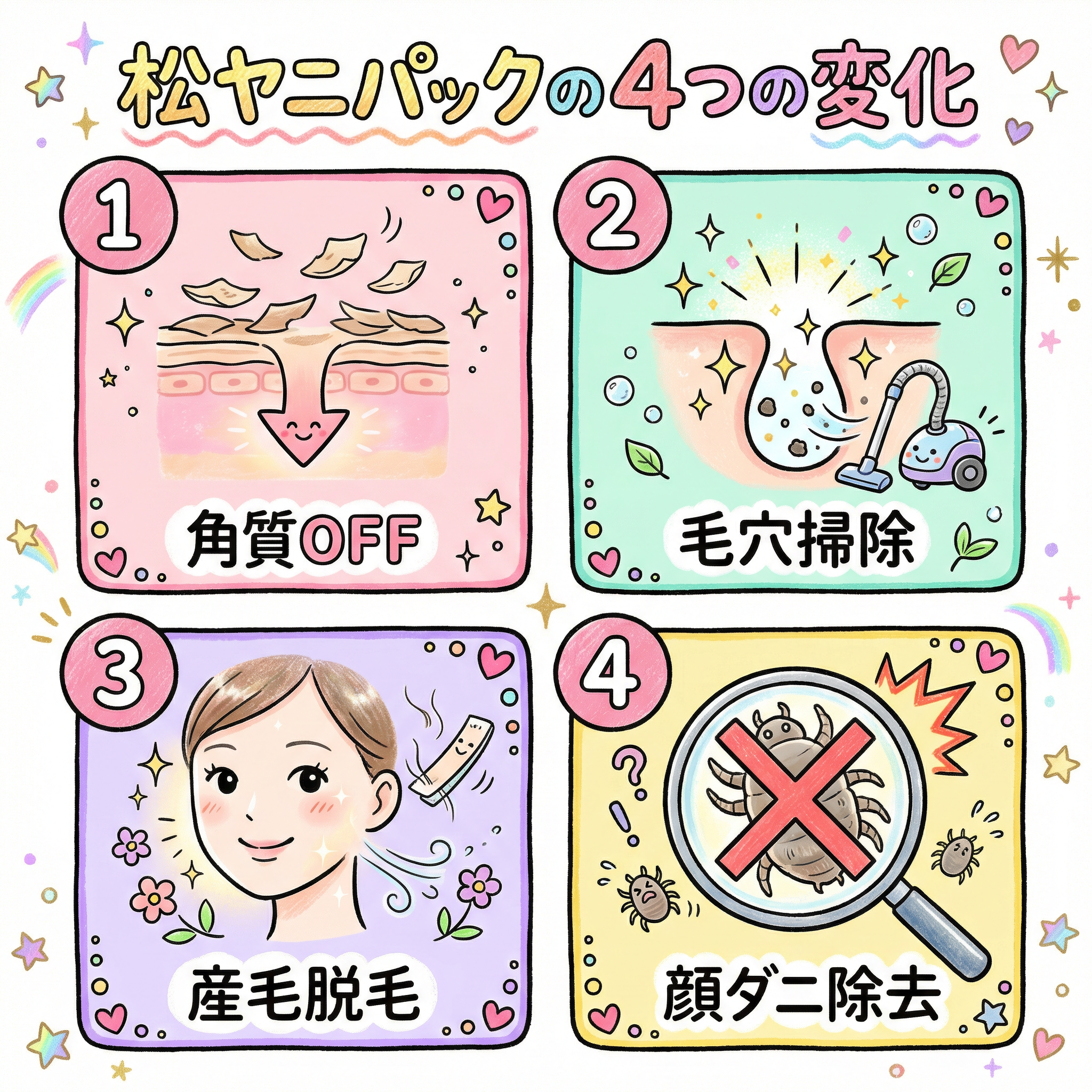 松ヤニパックのメリット