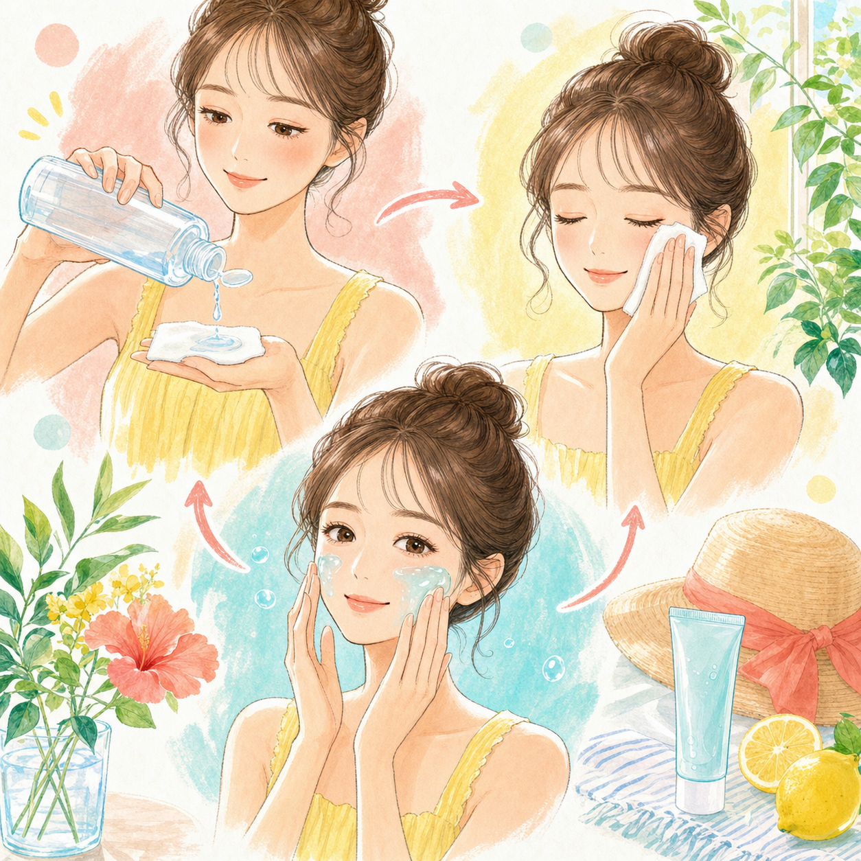 夏のやさしい毛穴ケア